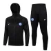 Giacca sportiva per bambini con cappuccio della Inter Milan 2024/25 - nera
