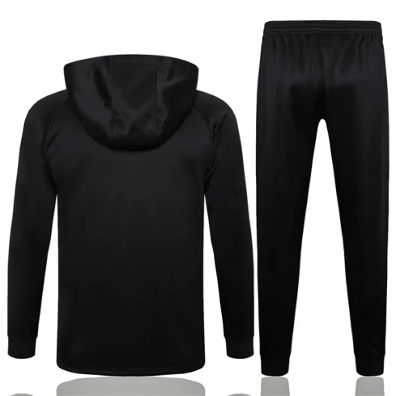 Giacca sportiva per bambini con cappuccio della Inter Milan 2024/25 - nera