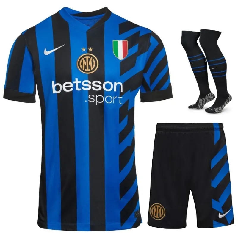 Inter Milan 2024/25 Children's Home Jersey Set - Blue