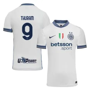 Le maillot de l'extérieur 2024/25 de l'Inter Milan de Marcus Thuram - Blanc
