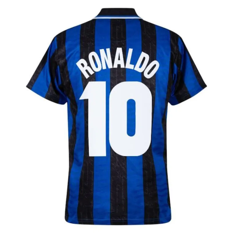 Ronaldo Internazionale Mailand 1997/98 Retro Heimtrikot A - Blau