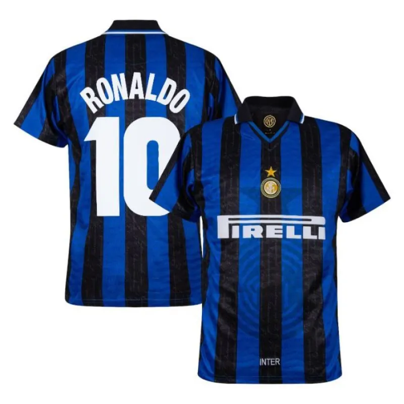 Ronaldo Internazionale Mailand 1997/98 Retro Heimtrikot A - Blau