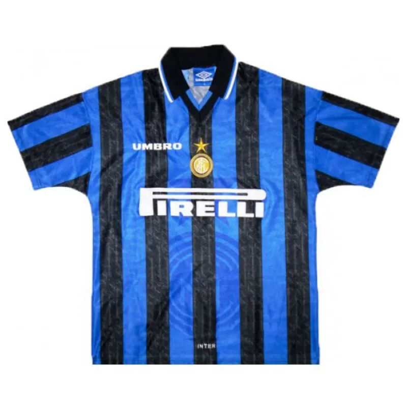 Ronaldo Internazionale Mailand 1997/98 Retro Heimtrikot B - Blau