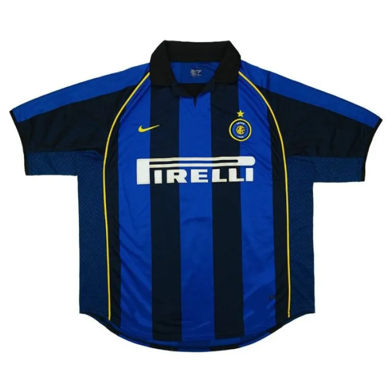 Maglia casa retro di Ronaldo Inter Milan 2001/02 - Blu