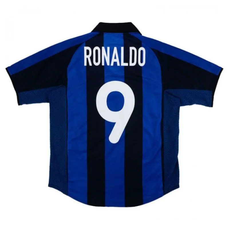 Maglia casa retro di Ronaldo Inter Milan 2001/02 - Blu