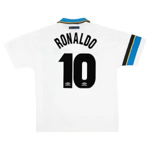Ronaldo Inter Milan 2001/02 Retro Away Jersey - White