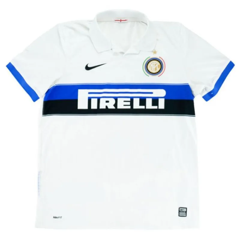 Inter Milano 2009/10 Maglia da trasferta retrò - Bianca