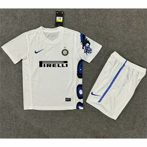 Inter Milan 2010/11 retro children's home jersey - white