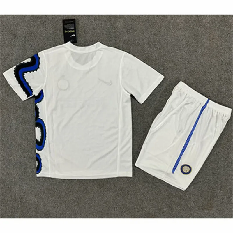 Maglia da campo retro per bambini dell'Inter Milan 2010/11 - bianca