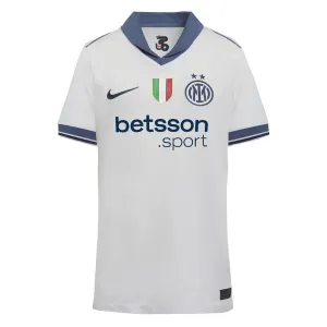 Inter Milan 2024/25 children's away jersey - white