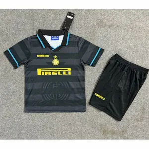 Terza maglia per bambini dell'Inter Milan 2024/25 - nera