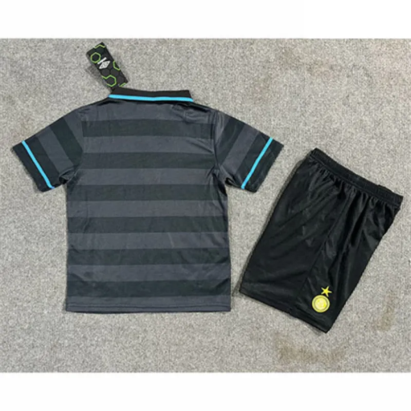 Terza maglia per bambini dell'Inter Milan 2024/25 - nera