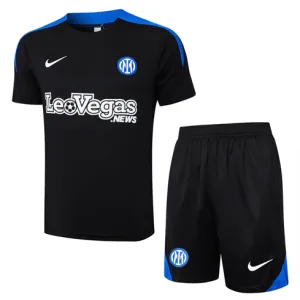 Inter Milan 2024/25 training set shorts and jersey - black