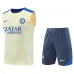 Pantalones cortos y chaleco del conjunto de entrenamiento del Inter Milan 2024/25 - amarillo