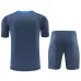 Camisa de entrenamiento + pantalones cortos del Inter Milan 2024/25 - mayorista - gris