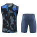 Pantalones cortos y chaleco del conjunto de entrenamiento del Inter Milan 2024/25 - mayorista - gris