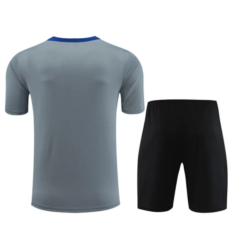 Maillot d'entraînement A + Short de l'Inter Milan 2024/25 - Gris