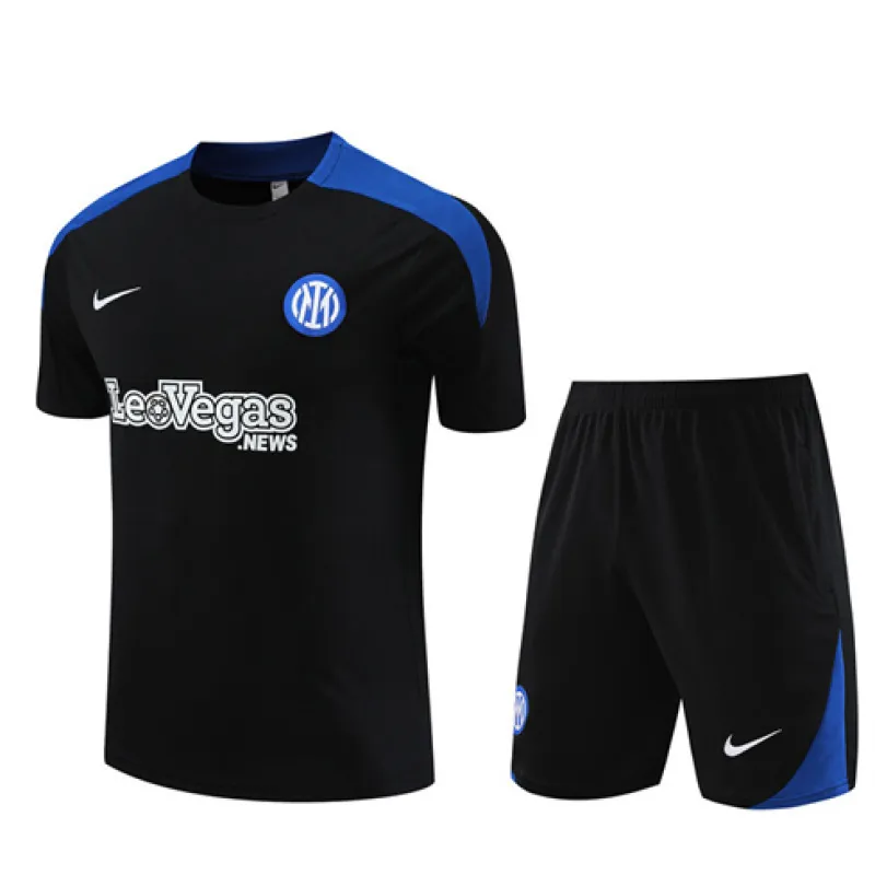 Inter Milan 2024/25 training kids' jersey + shorts - black