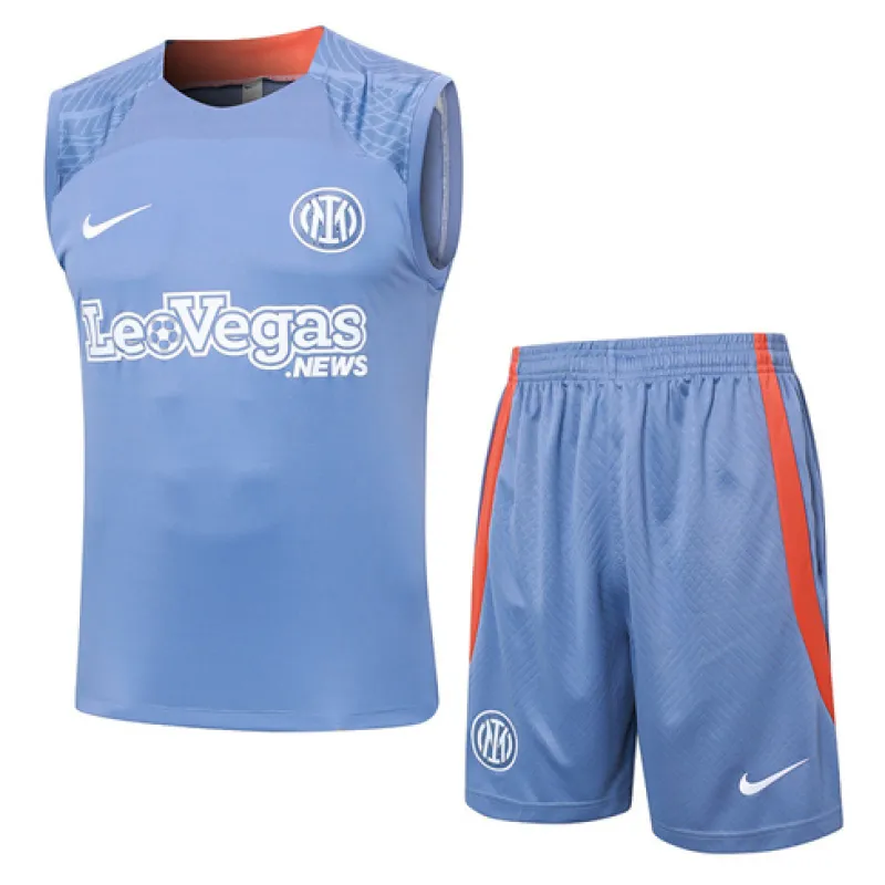 Pantalones cortos y chaleco del conjunto de entrenamiento A del Inter Milan 2024/25 - Gris