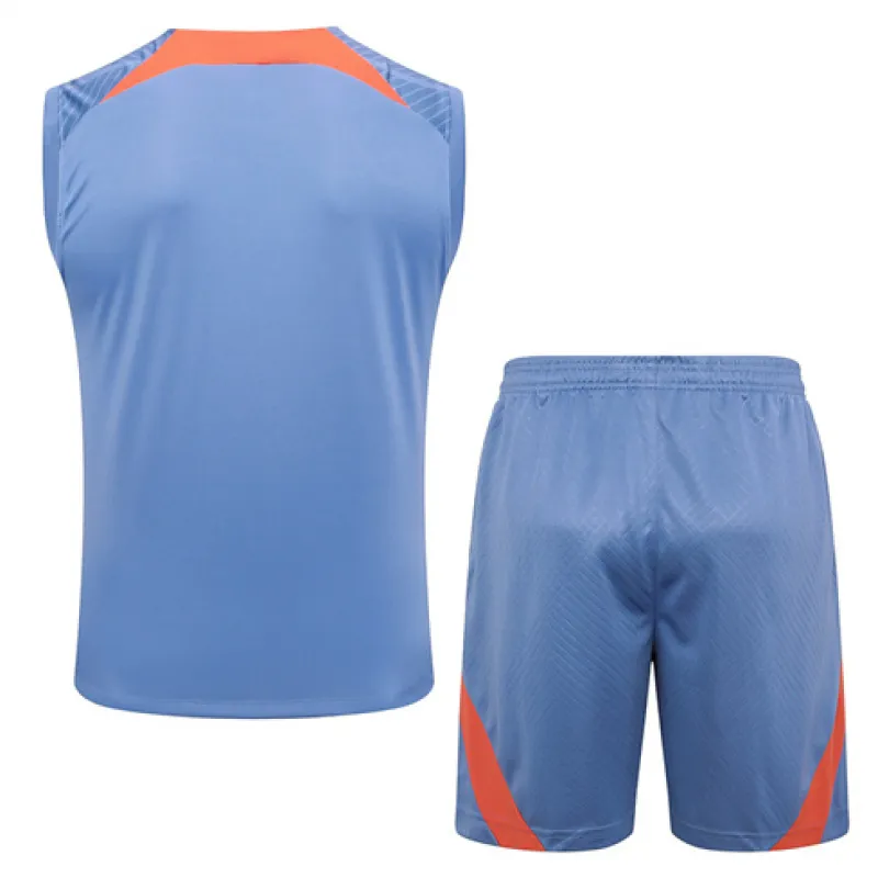 Pantalones cortos y chaleco del conjunto de entrenamiento A del Inter Milan 2024/25 - Gris