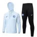 Inter Milan 2024/25 Hooded Sports Jacket - Light Grey