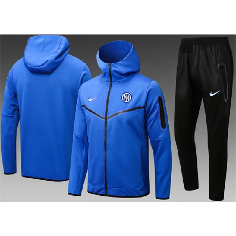 Inter Milan 2024/25 Hooded Sports Jacket - Blue