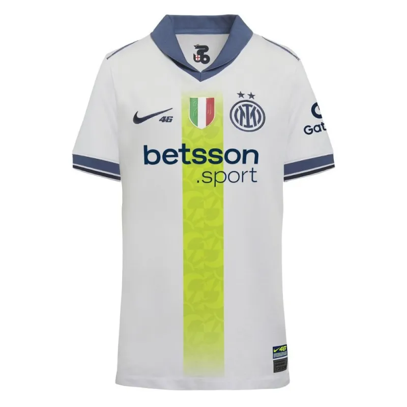 Maglia Fuori Casa Speciale VR46 per Bambini Inter Milan 2024/25 - Bianca