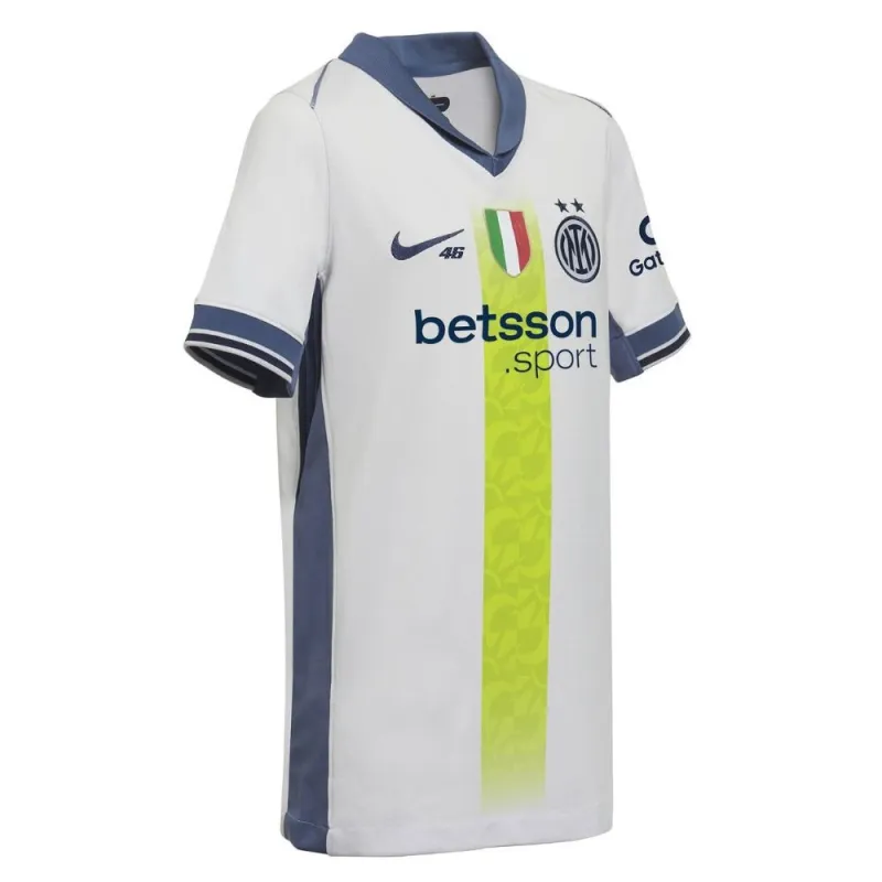 Maglia Fuori Casa Speciale VR46 per Bambini Inter Milan 2024/25 - Bianca