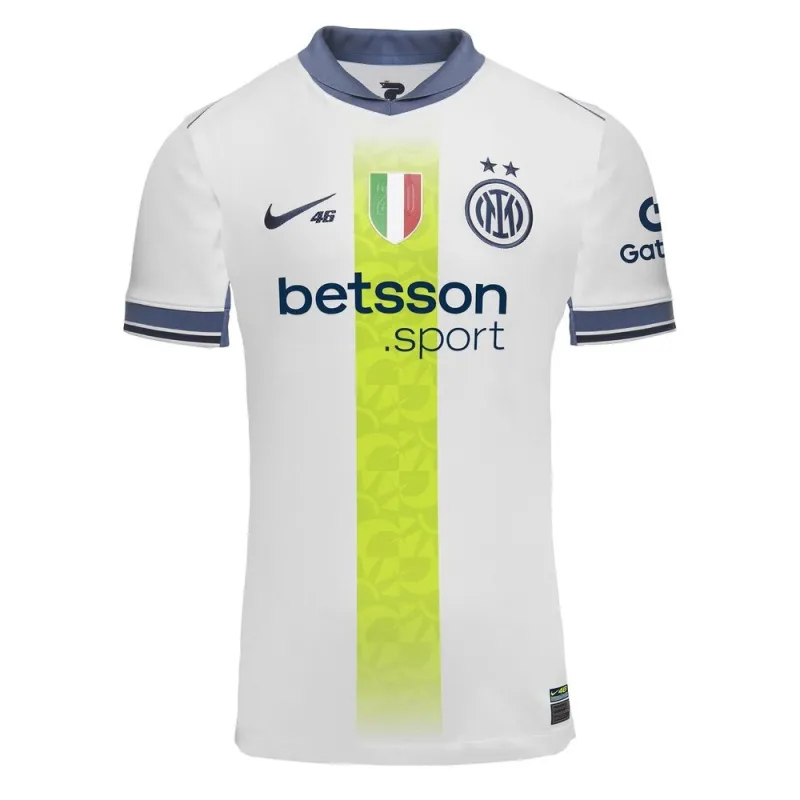 Inter Milan 2024/25 Away Special VR46 Kids Jersey Set - White