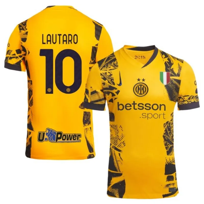 Lautaro, Inter Mailand 2024/25 Drittes Trikot - Gelb