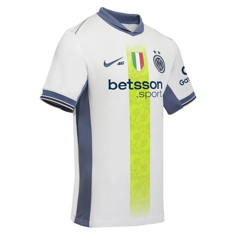 Valentino Rossi, Maglia Fuori Casa Speciale VR46 Inter Milan 2024/25 - Bianca