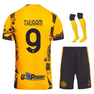 Marcus Thuram Maglia Bambina Inter Milan 2024/25 Terza - Gialla
