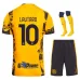 Lautaro, Camisa Infantil Inter de Milán 2024/25 Tercera - Amarilla