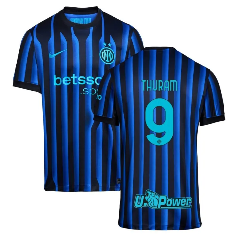 Inter Milan THURAM 2025/26 Maillot domicile - Bleu