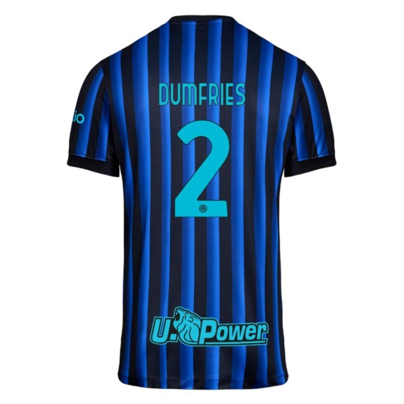 Inter Milano DUMFRIES Bambini 2025/26 Kit casa - Azzurro