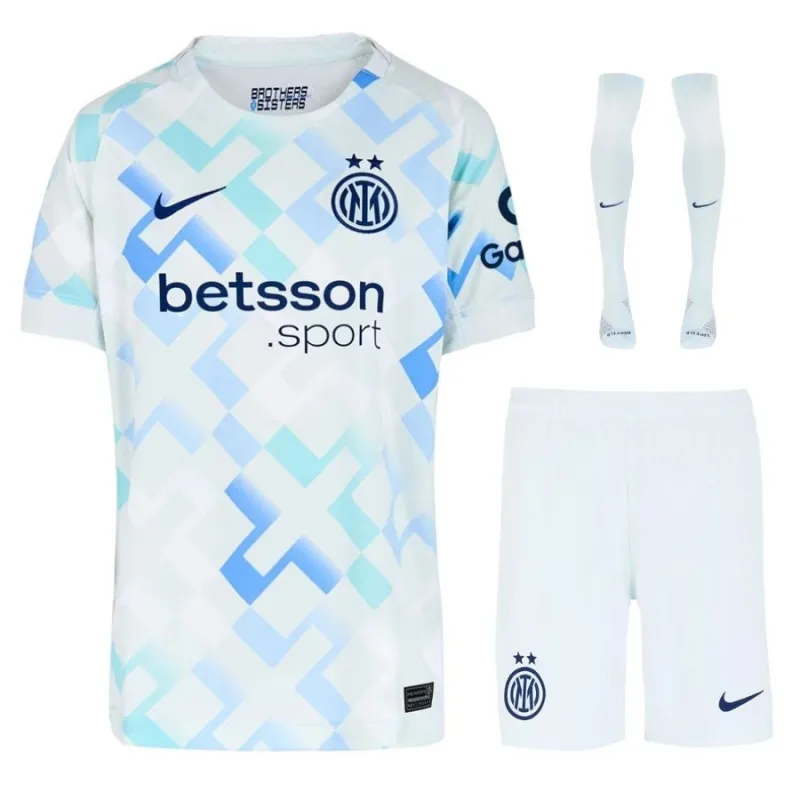 Inter Milano Bambini 2025/26 Kit trasferta - Azzurro