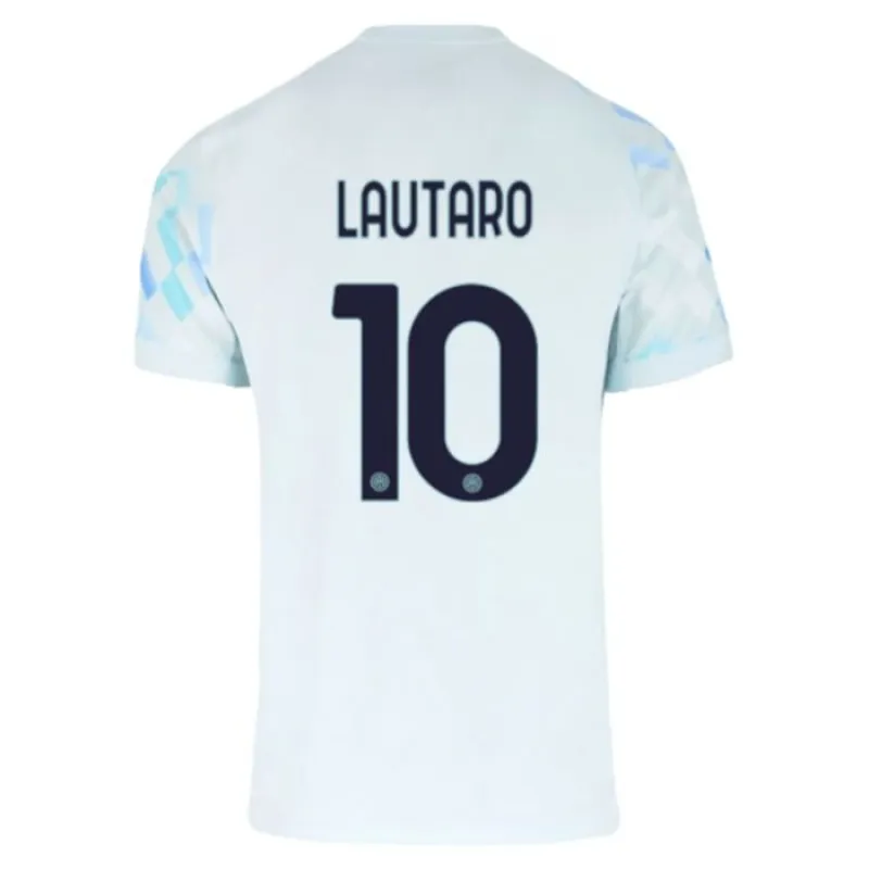 Inter Milan LAUTARO Kinder-Trikot-Set 2025/26 Auswärts - Weiß