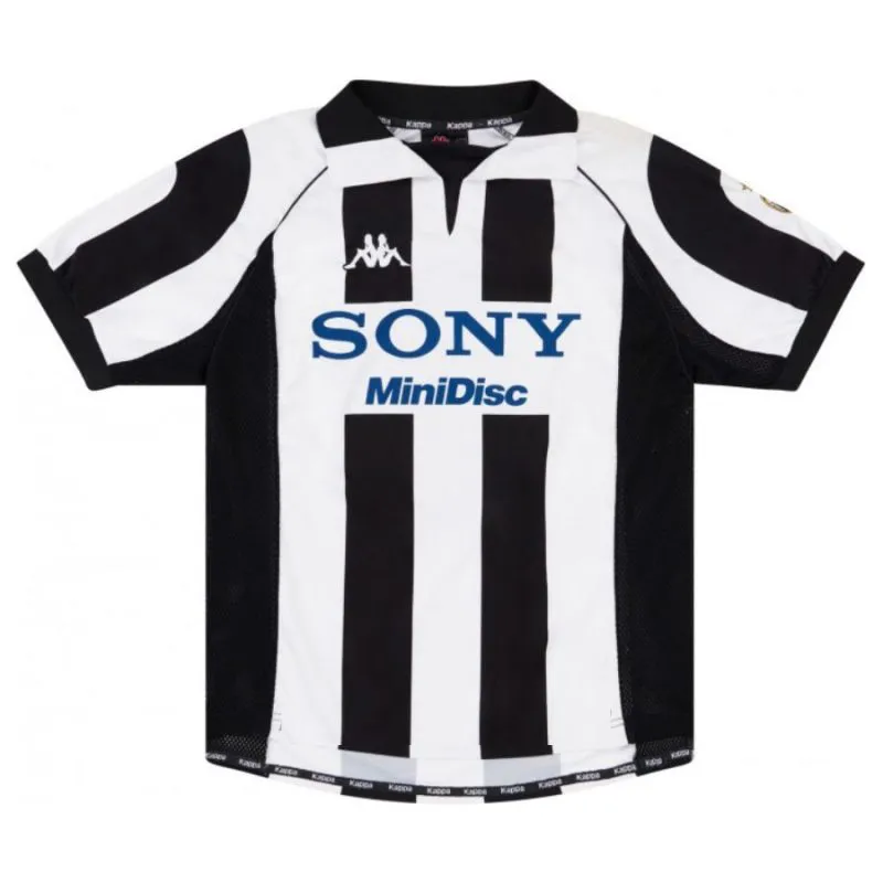Juventus DAVIDS 1997/98 Maglia casalinga retrò - Bianca/Nera