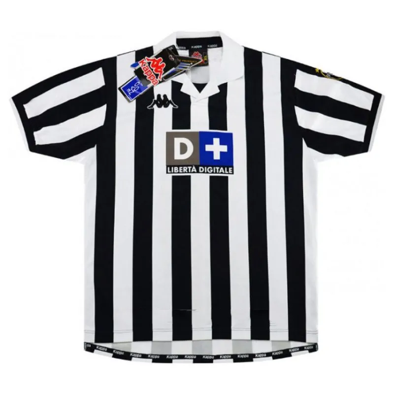 Juventus DEL PIERO 1998/99 Camiseta retro local - Blanca/Negra
