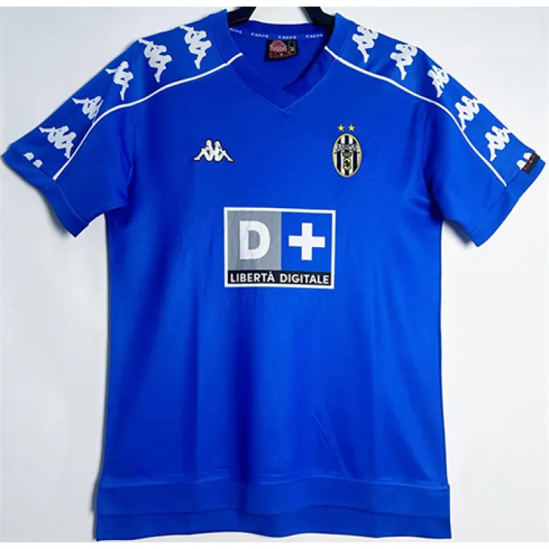 Maglia retro di trasferta della Juventus 1999/00 - Azzurro