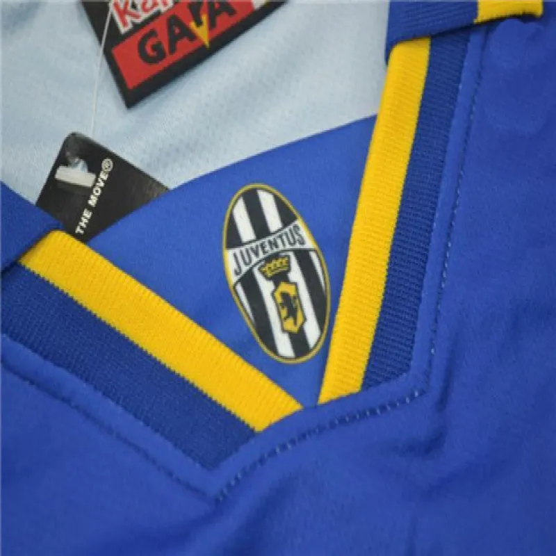 Juventus 1995/96 UEFA Champions League Away Retro Jersey - Blue