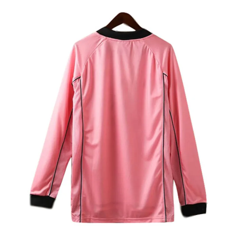 Juventus 1998 Home Retro Long - sleeve Jersey - Pink