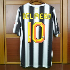 Maglia retro di casa n. 10 della Juventus 2011/12 di Alessandro Del Piero - Bianca