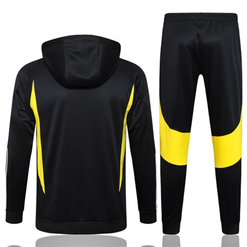 Abito sportivo con cappuccio per bambini della Juventus 2024/25 - nero
