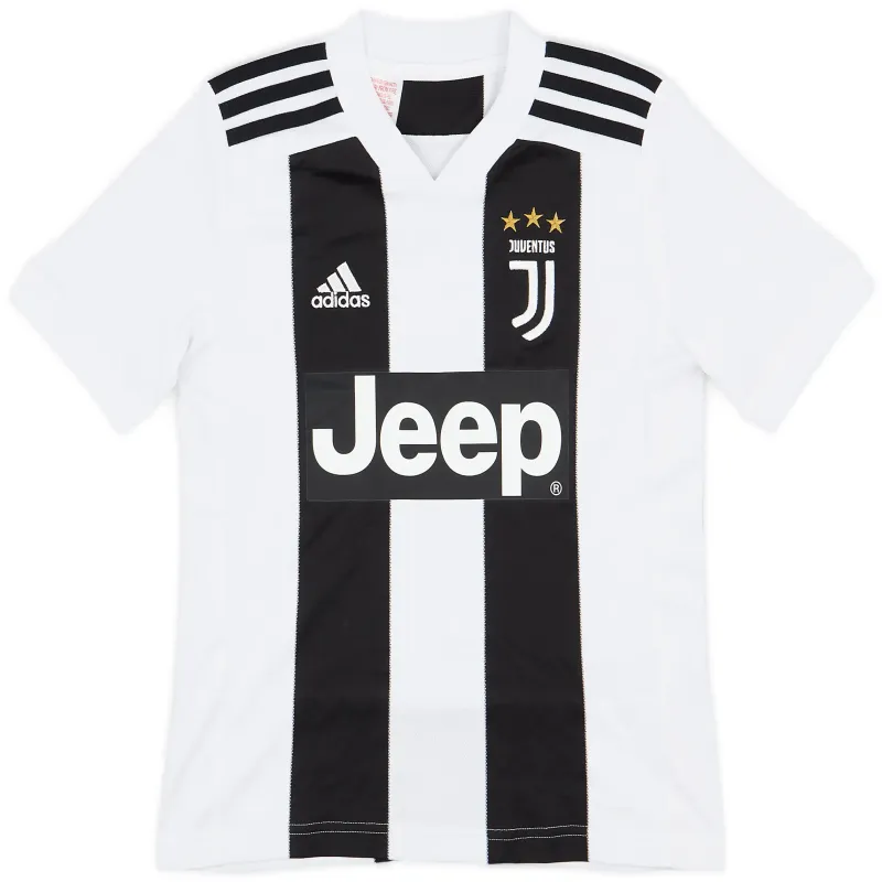 Cristiano Ronaldo's Juventus 2018/19 Home Retro Jersey No.7 - White
