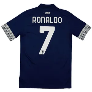 Cristiano Ronaldo's Juventus 2020/21 Home Retro Jersey No.7 - Blue