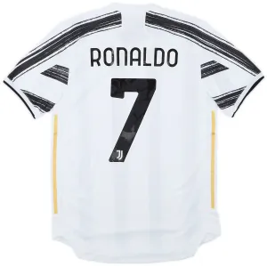 Cristiano Ronaldo's Juventus 2020/21 Home Retro Player Jersey No.7 - White