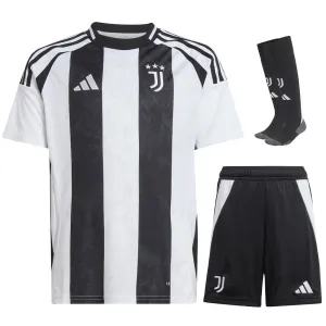 Juventus 2024/25 Heimkinderjersey - Set - Weiß