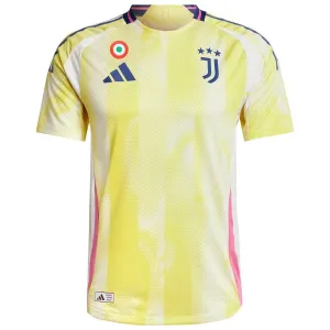 Juventus 2024/25 Auswärtspoloshirt - Spielerausgabe - Gelb