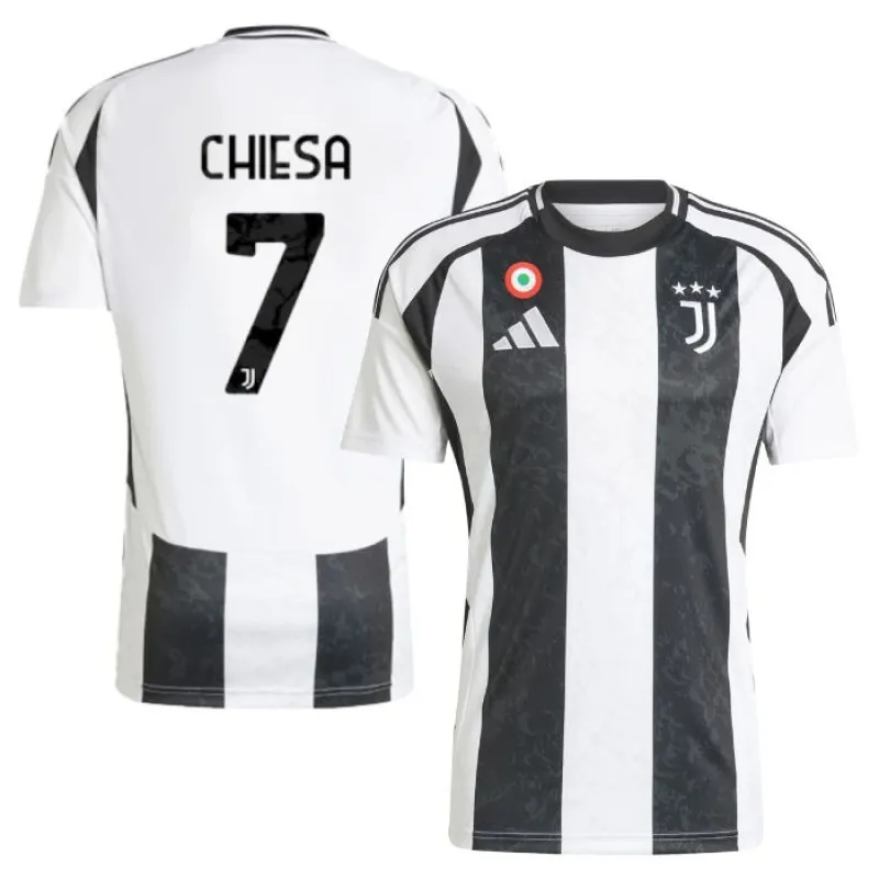 Chiesa Juventus 2024/25 Heimjersey - Weiß